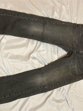 Levi's Men's Slim Fit Gray/light blue Dark Wash Denim Jeans 34x29 Low Rise